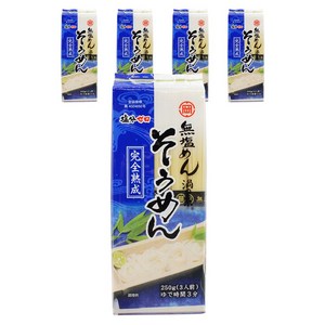 Okamotoseimen 무염 완숙 소면, 250g, 5개