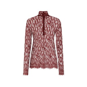 돌체앤가바나 레이스 긴소매 탑, 레드계열, Italy 44(KR 66)