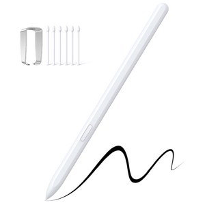 JAMJAKE EMR 무충전 S펜 와콤 태블릿 터치펜 갤럭시탭 S6~S11 시리즈 호환 필기 학습용