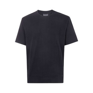 엠포리오아르마니 텍스처 티셔츠, 블랙계열, Standard XXL(KR 110)