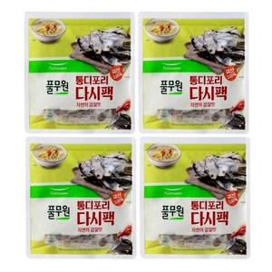 풀무원 통디포리다시팩 18g x 10입 180g 육수팩 국물내기, 4개