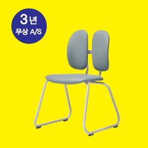 듀오백 의자 DK-043 리뉴얼 D043W 학생의자 학원의자 공부의자, 버블그레이