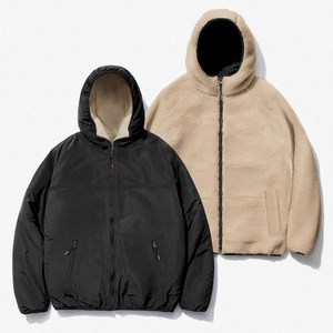 문컬렉션 리버시블 후드 집업 점퍼 후리스 바람막이