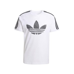 아디다스 3 스트라이프 로고 티셔츠, 화이트계열, S(KR 95)