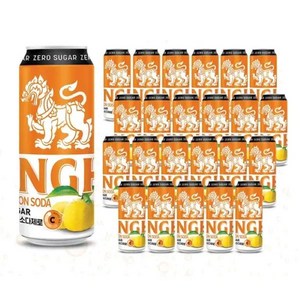 싱하 유자레몬소다제로, 330ml, 24개