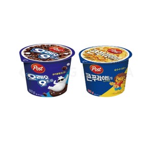 포스트 콘푸라이트 컵 30g 12p + 오레오오즈 컵 30g 12p, 1세트
