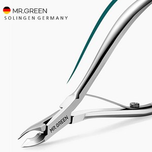 [MR.GREEN] 미스터그린 프리미엄 큐티클 니퍼 독일 최상급 의료용 스테인레스 고급형 멀티 네일 푸셔 셋트상품 정식수입제품 당일발송, 1개