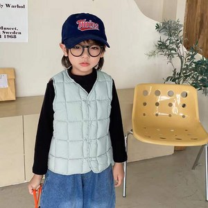 키즈프렌드 아동 경량 와플 패딩 조끼