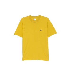 C.P.컴퍼니 로고 자수 티셔츠, 옐로우계열, Standard M(KR 100)
