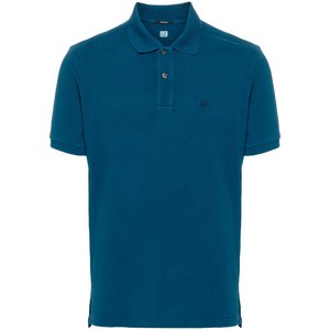 C.P.컴퍼니 로고 자수 폴로 셔츠