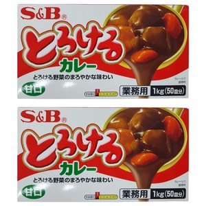 에스앤비 토로케루 카레 소스믹스 순한맛, 1kg, 2개
