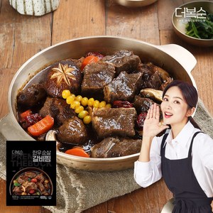 더복순 박솔미 한우 순살 갈비찜 소갈비찜, 2개, 500g