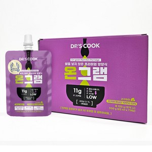 저칼로리 가벼운 한끼 식단 프리미엄 온그램 100g 7팩 1박스, 1000개, 100ml
