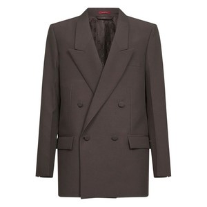 구찌 double-breasted peak-lapels blazer, 브라운계열, Italy 50(KR 110)