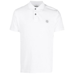 스톤 아일랜드 컴퍼스 패치 폴로 셔츠, 화이트계열, Standard L(KR 100)