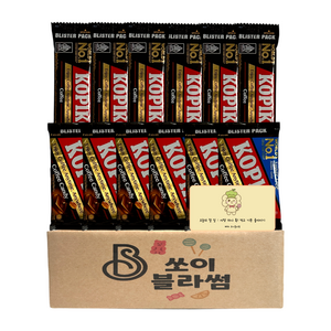 코피코 커피맛 캔디 캡슐 타입 오리지널 슈가프리 혼합 메세지 카드 세트, 22.5g, 12개