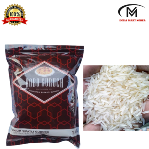 BOBO GURUCH BASMATI RICE 바스마티 찐쌀 인도 맛있는 쌀 1KG 1개