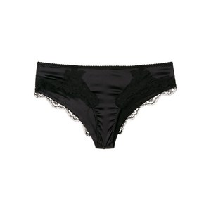 돌체앤가바나 레이스 디테일 새틴 브리프, 블랙계열, Italy 2
