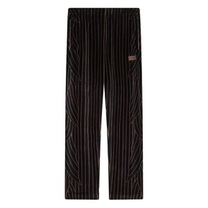 겐조 나뭇잎 스트라이프 벨벳 트랙팬츠