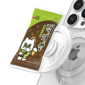 [어프어프X농심] 2배 자력 맥세이프 아크릴스마트톡 핸드폰 거치대