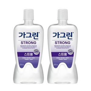 가그린 스트롱 구강청결제, 1.2L, 2개