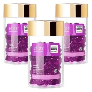 엘립스 헤어에센스 비타민 오일 누트리 컬러 위드 트리플 케어, 50ml, 3개