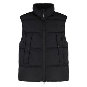 C.P.컴퍼니 퀼팅 터틀넥 베스트, 블랙계열, Standard M(KR 100)