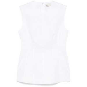 토리 버치 민소매 포플린 탑, 화이트계열, US 4(KR S/M)
