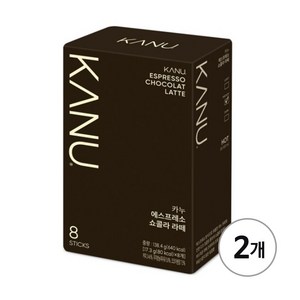 카누 에스프레소 쇼콜라라떼, 8개입, 17.3g, 2개