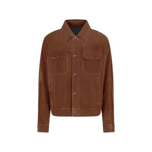 엠포리오아르마니 아이콘 포켓 디테일 스웨이드 재킷