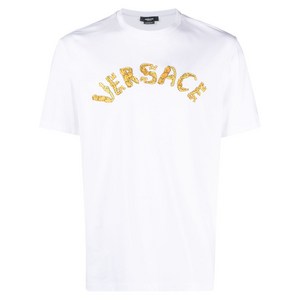 베르사체 시셸 바로크 로고 티셔츠, 화이트계열, Standard S(KR 95)