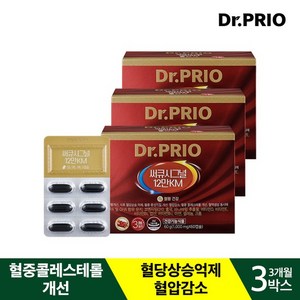 닥터프리오 써큐시그널 12만KM 콜레스테롤 60g, 60정, 3개