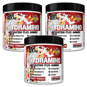 EVLUTIONNUTRITION 하이드라아미노 프루트펀치, 246g, 3개