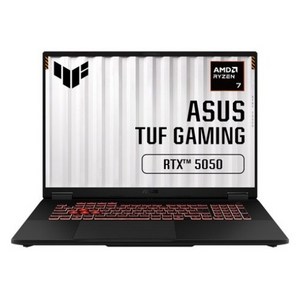 에이수스 TUF 게이밍 A18 예거 그레이 약 18인치에 해당함, 라이젠7, 1TB, 32GB, Free DOS, 2025.06