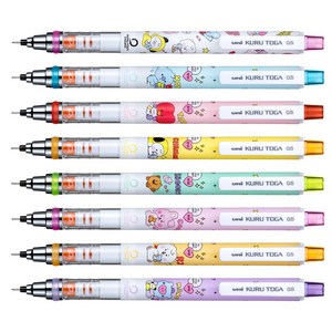 BT21 쿠루토가 샤프 한정판 M5-650BT 0.5mm, 블루