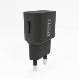 루츠 국내생산 USB 1포트 저전압 DC 5V 2A 저전력 저속충전 어댑터 홈캠 충전기 블랙