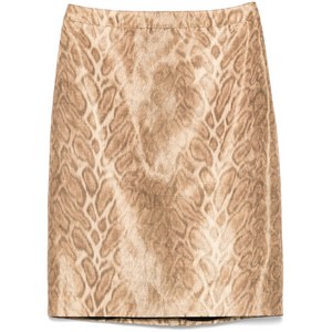 셀린느 레오파드 프린트 미니 스커트