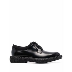 페라가모 마크 가죽 더비 슈즈