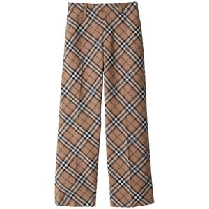 버버리 체크 테일러드 팬츠