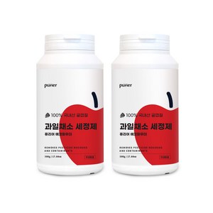 퓨리어 칼슘파우더 1kg(500g 2개 계량스푼포함) 과일채소세정제 브로콜리세척, 1kg, 1개