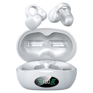 SMABAT 블루투스 무선 이어폰 귀걸이형 공기 전도 블루투스 이어폰