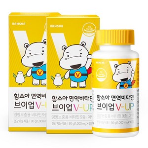 함소아 면역 비타민 브이업 1000mg, 90정, 2개