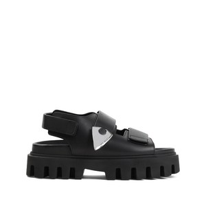 알렉산더맥퀸 leather sandals, Italy 39(KR 260), 블랙계열