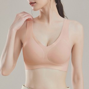 SAHINER 패드일체형 심리스 브라 2개