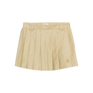 몽클레르 플리츠 로고 미니 스커트, 베이지계열, Italy 42(KR 55)