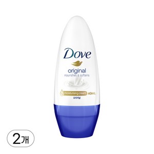 도브 오리지날 롤온 데오드란트, 40ml, 2개