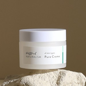 [A24] 유기농 네츄럴리즘 퓨어 크림 50ml 수분 영양 주름 개선 미국 13 USDA 인증, 1개, 50g