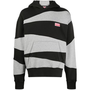 겐조 패널 긴소매 후디, 블랙계열+그레이계열, Standard XL(KR 110)