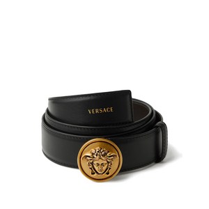 베르사체 레더 벨트 3.5cm, cm 100, 블랙계열