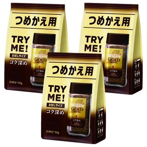 네스카페 골드 블렌드 깊은 풍미 리필용, 50g, 3개